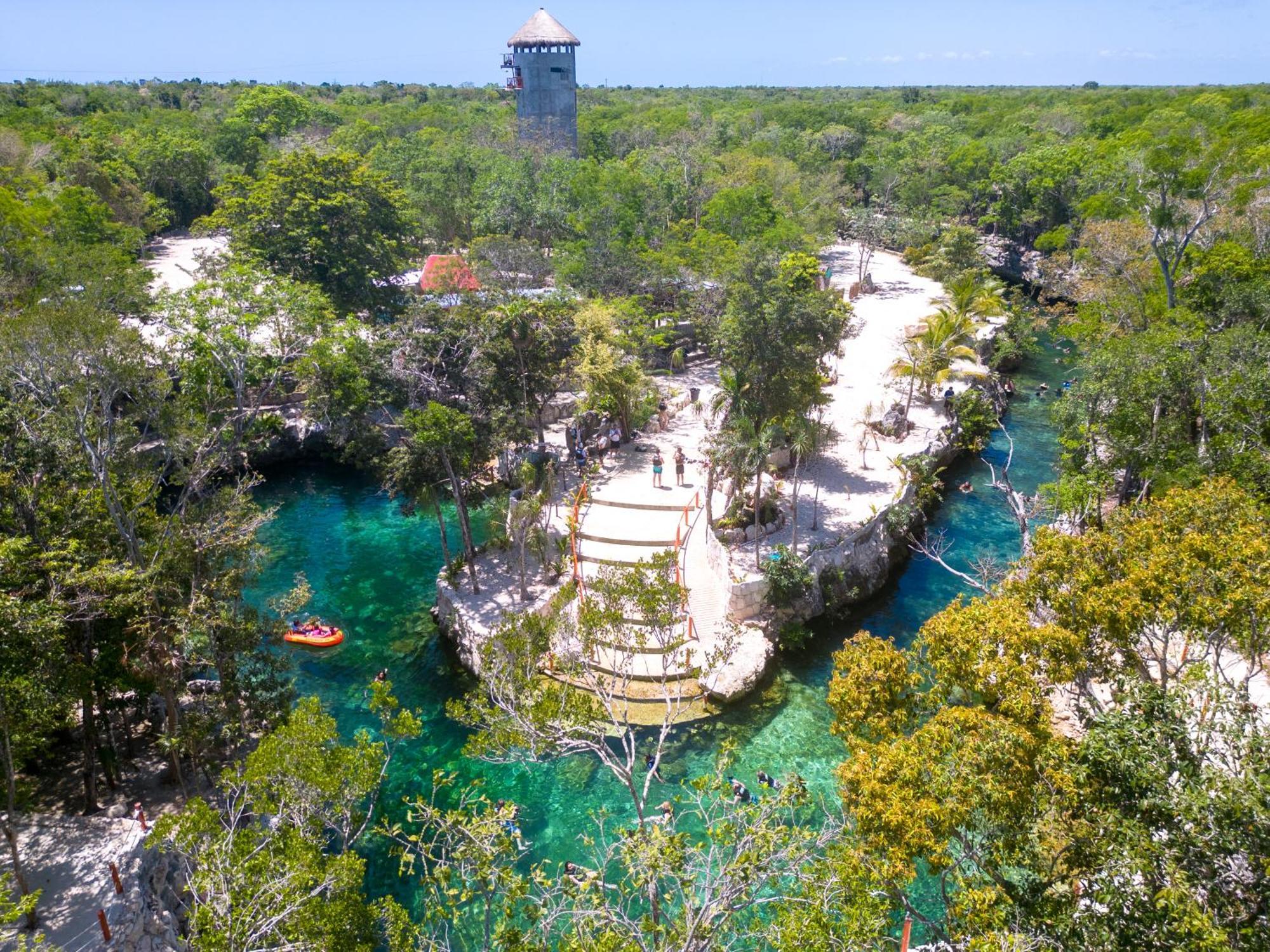 Hotel Casa Tortuga Tulum - Cenotes Park Inclusive Экстерьер фото Cenote